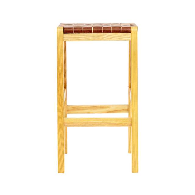 Amari Counter Height Bar Stool, Natural Brown