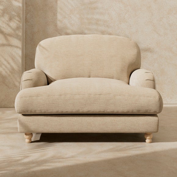 Arthur Linen Chenille Snuggle Chair - image 1