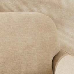 Arthur Linen Chenille Snuggle Chair - thumbnail 4