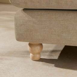 Arthur Linen Chenille Snuggle Chair - thumbnail 5
