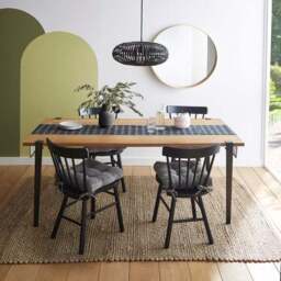 Corduroy Grey Box Style Seat Pad - thumbnail 3