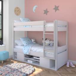 Uno Bunk Bed With Under Bed Storage Pine - thumbnail 1