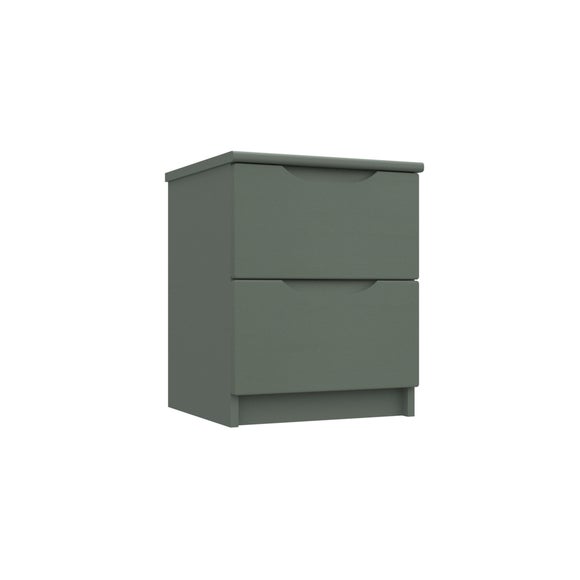 Legato 2 Drawer Bedside Table