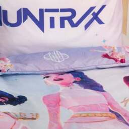 K-Pop Demon Hunters Sound Digital Duvet Cover & Pillowcase Set, Single - thumbnail 3