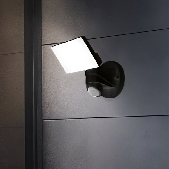 EGLO Pagino LED Indoor Outdoor Sensor Wall Spotlight - image 1