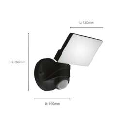 EGLO Pagino LED Indoor Outdoor Sensor Wall Spotlight - thumbnail 4