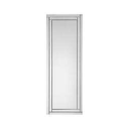Deco Frameless Bevelled Full Length Leaner Mirror - thumbnail 2