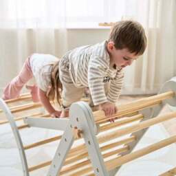 Tutti Bambini Scala Montessori 3 in 1 Pikler Climbing Frame with Climbing Wall - thumbnail 5
