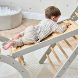 Tutti Bambini Scala Montessori 3 in 1 Pikler Climbing Frame with Climbing Wall - thumbnail 4