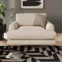Lawson Chunky Tonal Weave Snuggle Chair - thumbnail 1