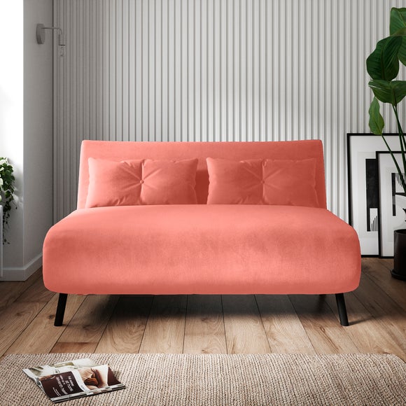 Phoebe Velvet Double Sofa Bed - image 1
