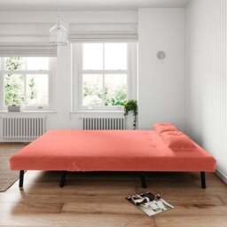 Phoebe Velvet Double Sofa Bed - thumbnail 3