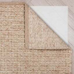 Wyatt Wool Textured Check Rug - thumbnail 3