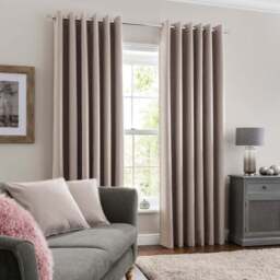 Luna Brushed Eyelet Curtains (Blackout Available) - thumbnail 2