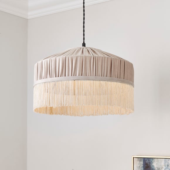 Alessia Velvet Pleated Lamp Shade - image 1