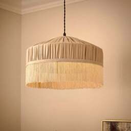 Alessia Velvet Pleated Lamp Shade - thumbnail 2