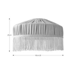 Alessia Velvet Pleated Lamp Shade - thumbnail 5