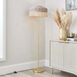 Alessia Velvet Pleated Lamp Shade - thumbnail 3
