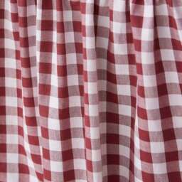 Portloe Woven Gingham 100% Cotton Frilled Valance - thumbnail 5