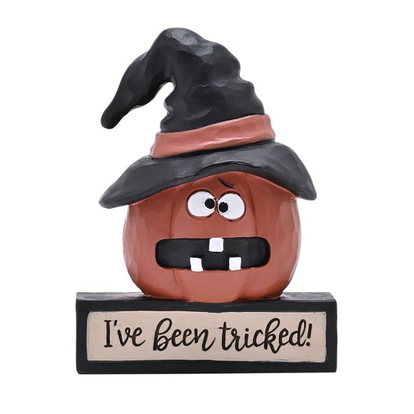 I've Been Tricked Jack-O-Lantern Ornament - image 1