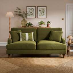 Beatrice II Velvet 3 Seater Sofa