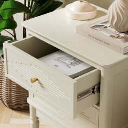 Ottilie 2 Drawer Bedside Table - thumbnail 3