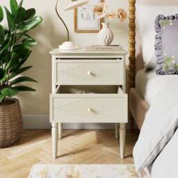 Ottilie 2 Drawer Bedside Table - thumbnail 2