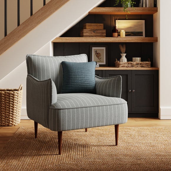 Rylee Brushed Pinstripe Occasional Armchair - image 1