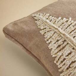 Beaded Christmas Trees Rectangular Cushion - thumbnail 2