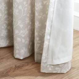 Catherine Lansfield Brooke Floral Pencil Pleat Curtains - thumbnail 4