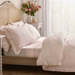 Dorma Bramcote Stripe 100% Cotton Duvet Cover & Pillowcase Set - thumbnail 3