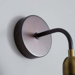 Marsden Antique Brass Industrial Wall Light - thumbnail 3