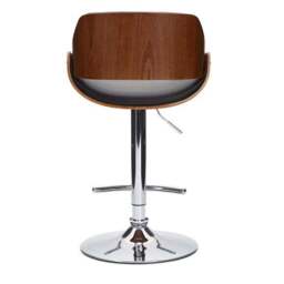 Trento Adjustable Height Bar Stool, Faux Leather - thumbnail 4