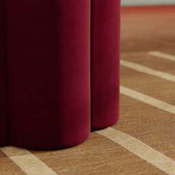 Flower Velvet Storage Footstool - thumbnail 6