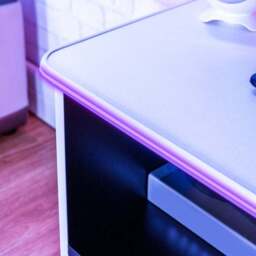 "X Rocker Carbon Tek TV Media Cabinet with Neo Fibre LED for TVs up to 42""" - thumbnail 4
