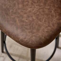 Astrid Bar Stool, Faux Leather - thumbnail 5