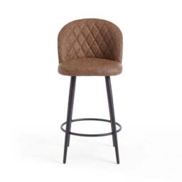 Astrid Bar Stool, Faux Leather - thumbnail 6