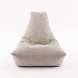 Kid's Bristol Grey Bean Bag Chair - thumbnail 2
