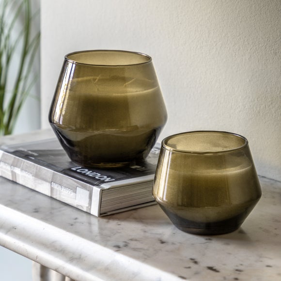 Set of 2 Lime Basil and Manderin Multi Wick Candles - image 1