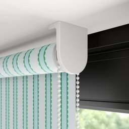 Scallop Stripe Blackout Made to Measure Roller Blind - thumbnail 5