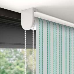 Scallop Stripe Blackout Made to Measure Roller Blind - thumbnail 4