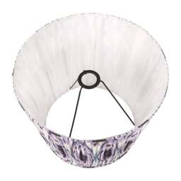 Izara Ikat Patterned Gathered Tapered Lamp Shade - thumbnail 3