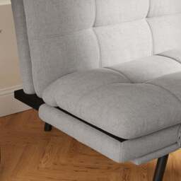 Harrison Quilted Chenille Clic Clac Sofa Bed - thumbnail 4