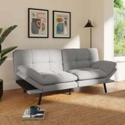 Harrison Quilted Chenille Clic Clac Sofa Bed - thumbnail 3