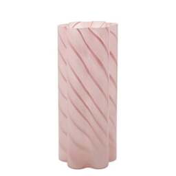 Hestia Pink Swirl Glass Vase - thumbnail 3