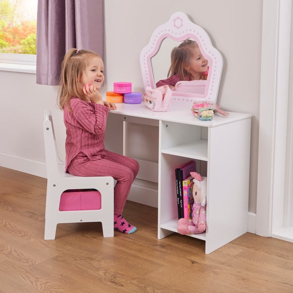 Liberty House Toys Dressing Table with Storage Chair - image 1