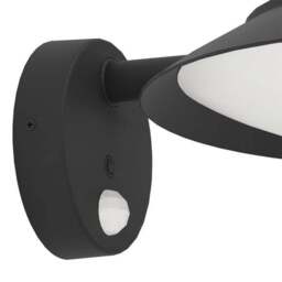 EGLO Cerrisi LED Indoor Outdoor Solar Wall Light - thumbnail 2