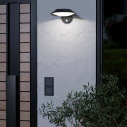 EGLO Cerrisi LED Indoor Outdoor Solar Wall Light - thumbnail 1