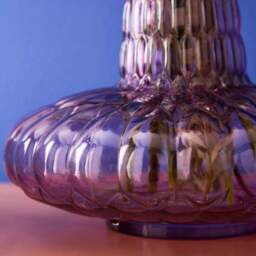 Sophie Robinson Lilac Balloon Glass Vase - thumbnail 2