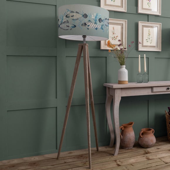 Aratus Tripod Floor Lamp with Barbeau Shade - image 1